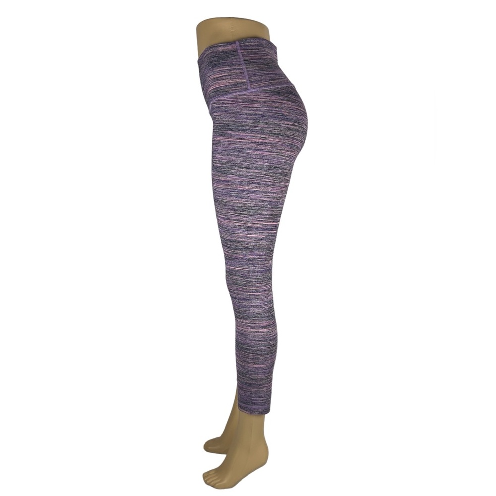 Lululemon Womens 8 Leggings Wunder Under Crop Heathered Purple 26” Inseam EUC - Picture 3 of 11
